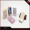 High-end logo printed hot stamping paper perfume box